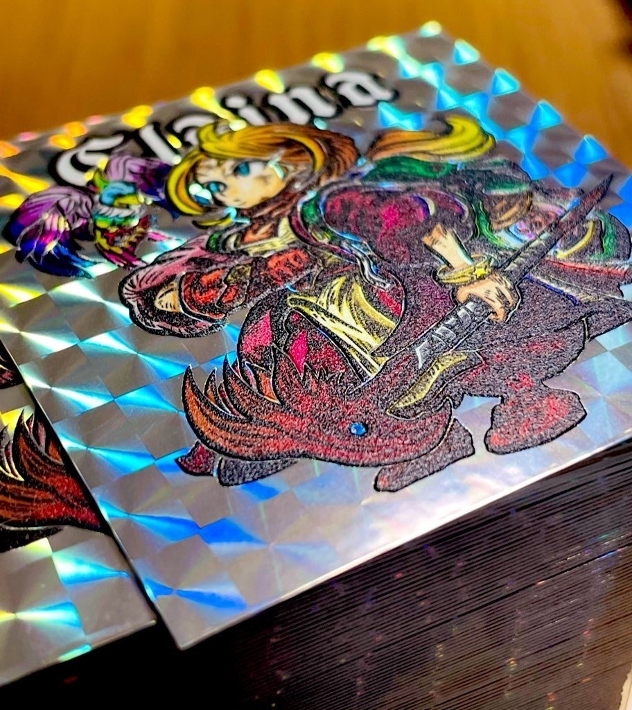 【light of the blind 】【Elaina】自作シール ゲリラ