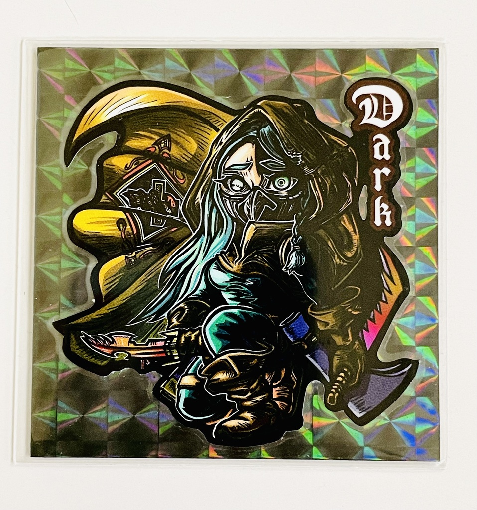 【light of the blind】【dark】自作シール ゲリラ