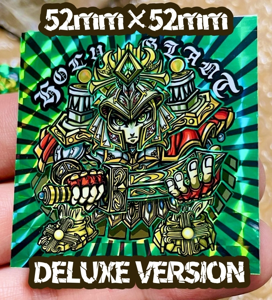 52版【HOLY GIANT】赤.緑 自作シール 超高精細印刷