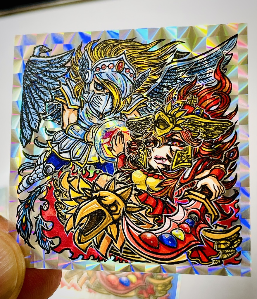 11/27 20:00発売【さん家 氷炎】キムジナーさんコラボ。自作シール