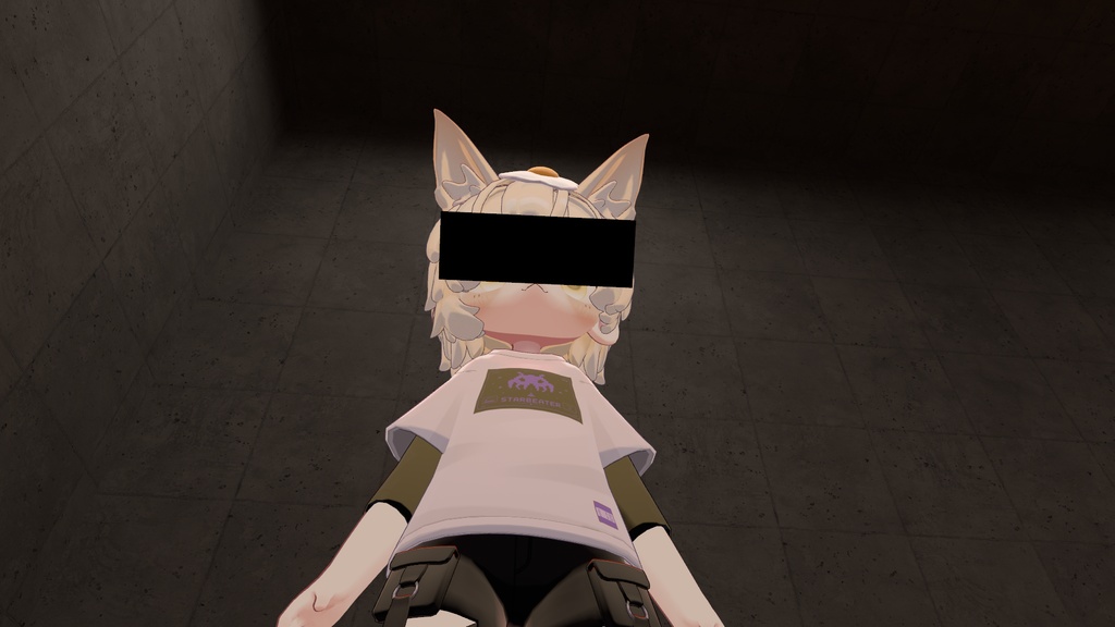 【VRChat向け】CensorBar(黒塗り目隠しギミック)無料あり