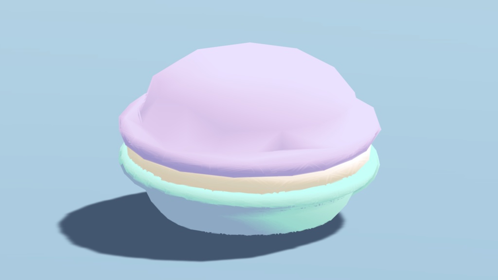 【VRChat向け】マカロンクッション 5色入り