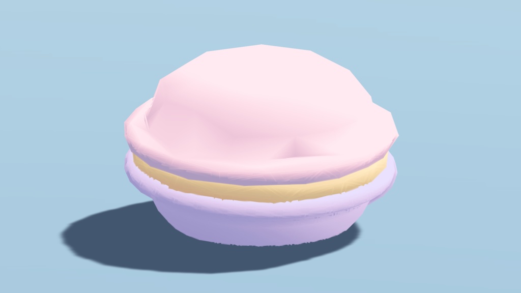 【VRChat向け】マカロンクッション 5色入り