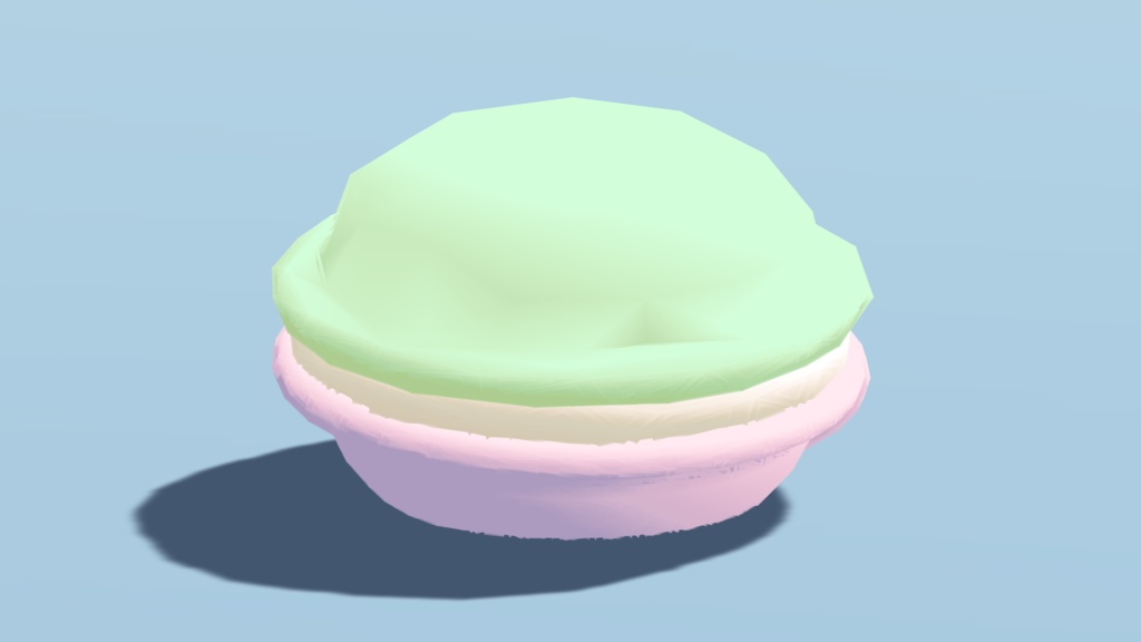 【VRChat向け】マカロンクッション 5色入り