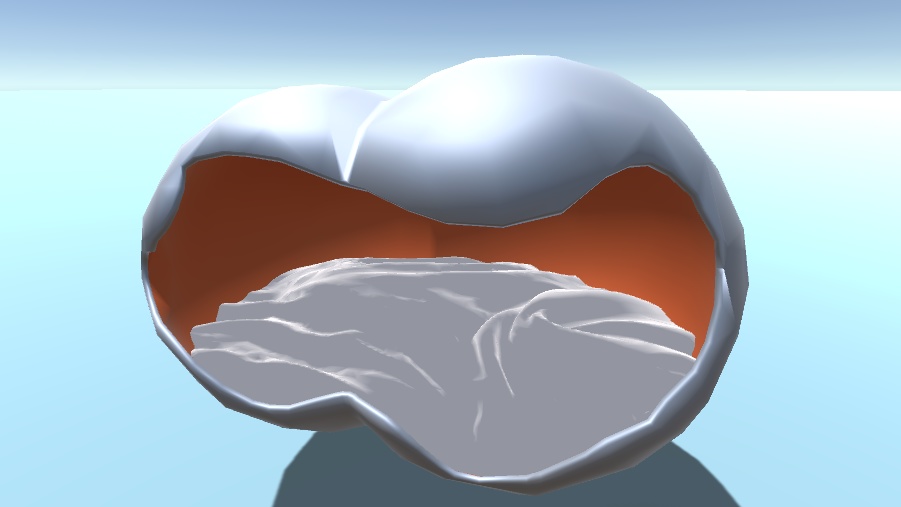 【無料 VRChat向け】近未来風ベッド