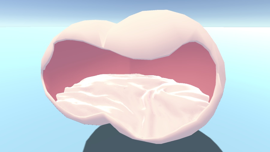 【無料 VRChat向け】近未来風ベッド