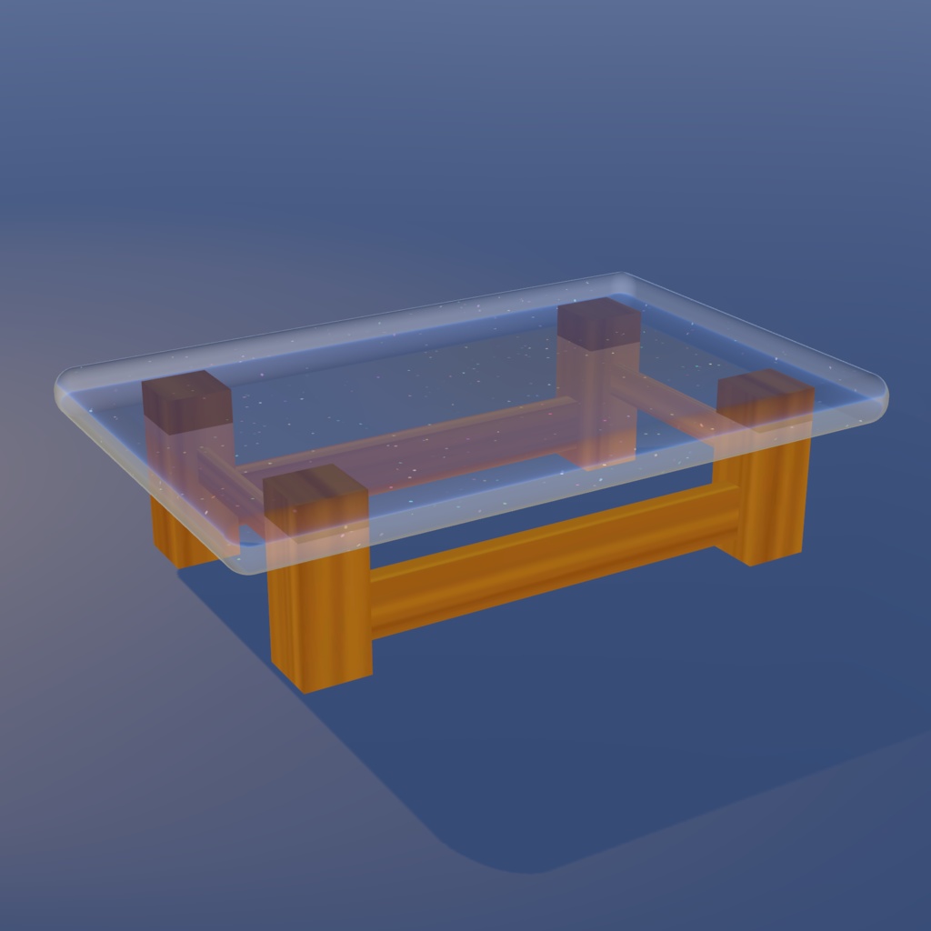 【VRchat】ガラスのテーブル