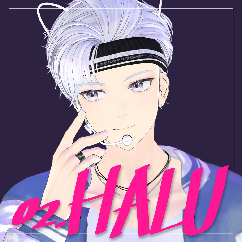 02.HALU [オリジナル3Dモデル] ver.1.01