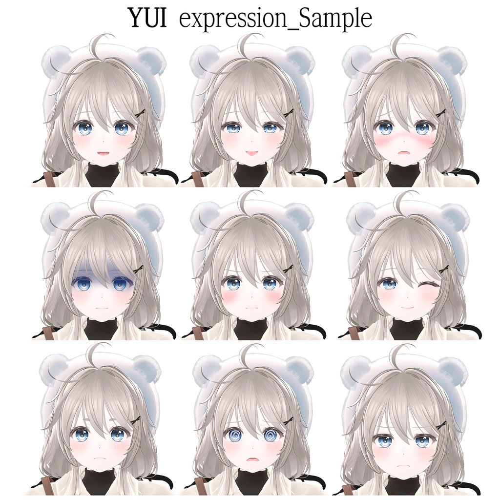 03.YUI [オリジナル3Dモデル] ver.1.01 - B.KC__SHOP - BOOTH