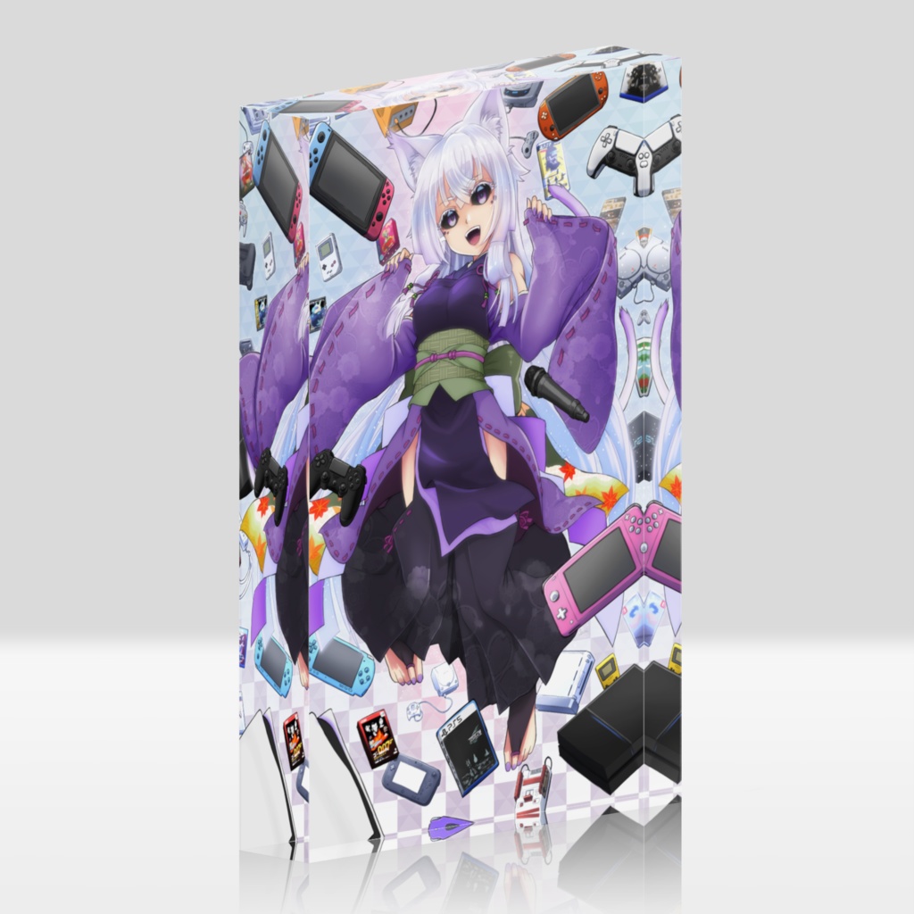 猫神ヤシロ(メインビジュアル2021) アクリルブロック