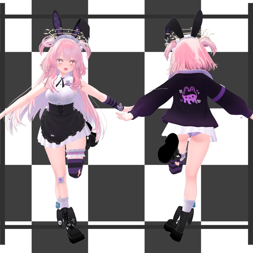 【セレスティア対応】パープルラビット VRC用