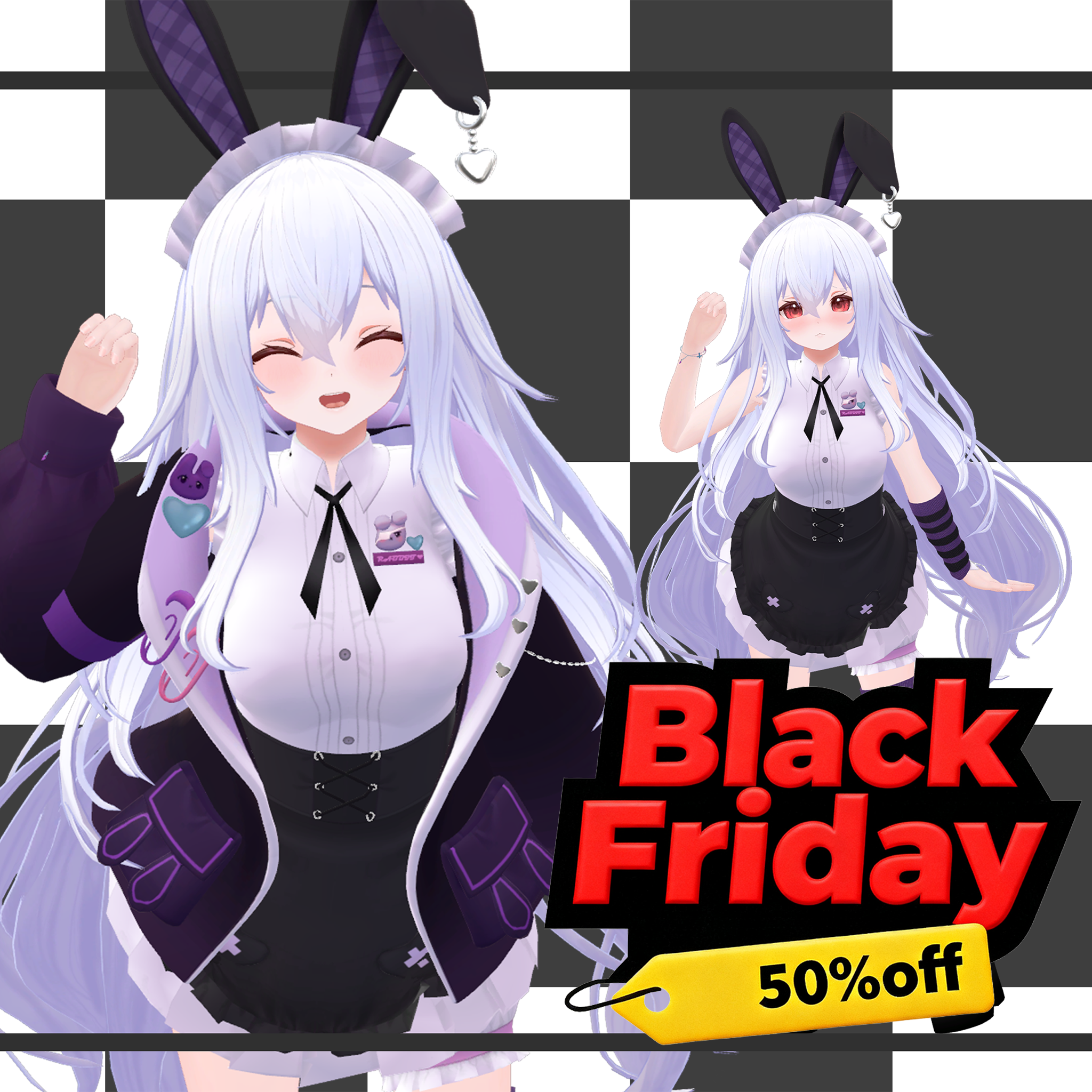 【INABA】 ＆【 椎名】対応パープルラビット