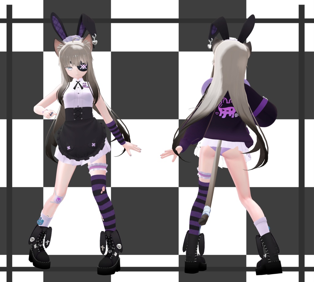 【 YUGI & MIYO 】パープルラビット