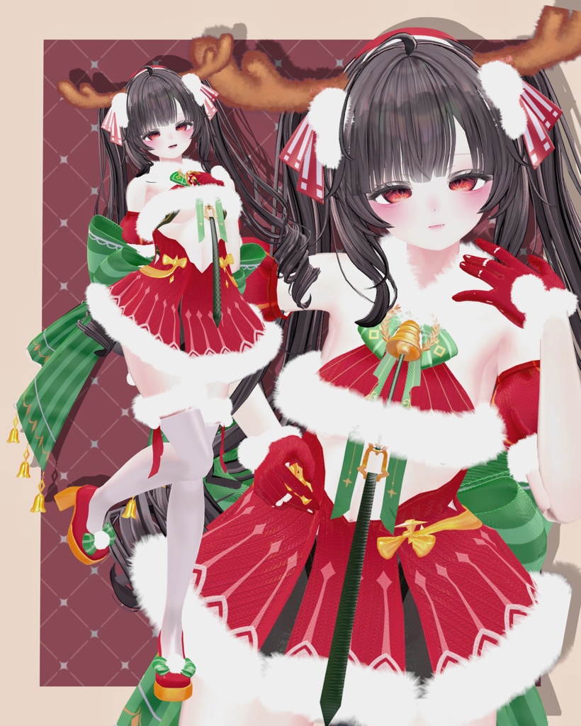 「クリスマス限定!10Avata対応【翠鹿绮裳】