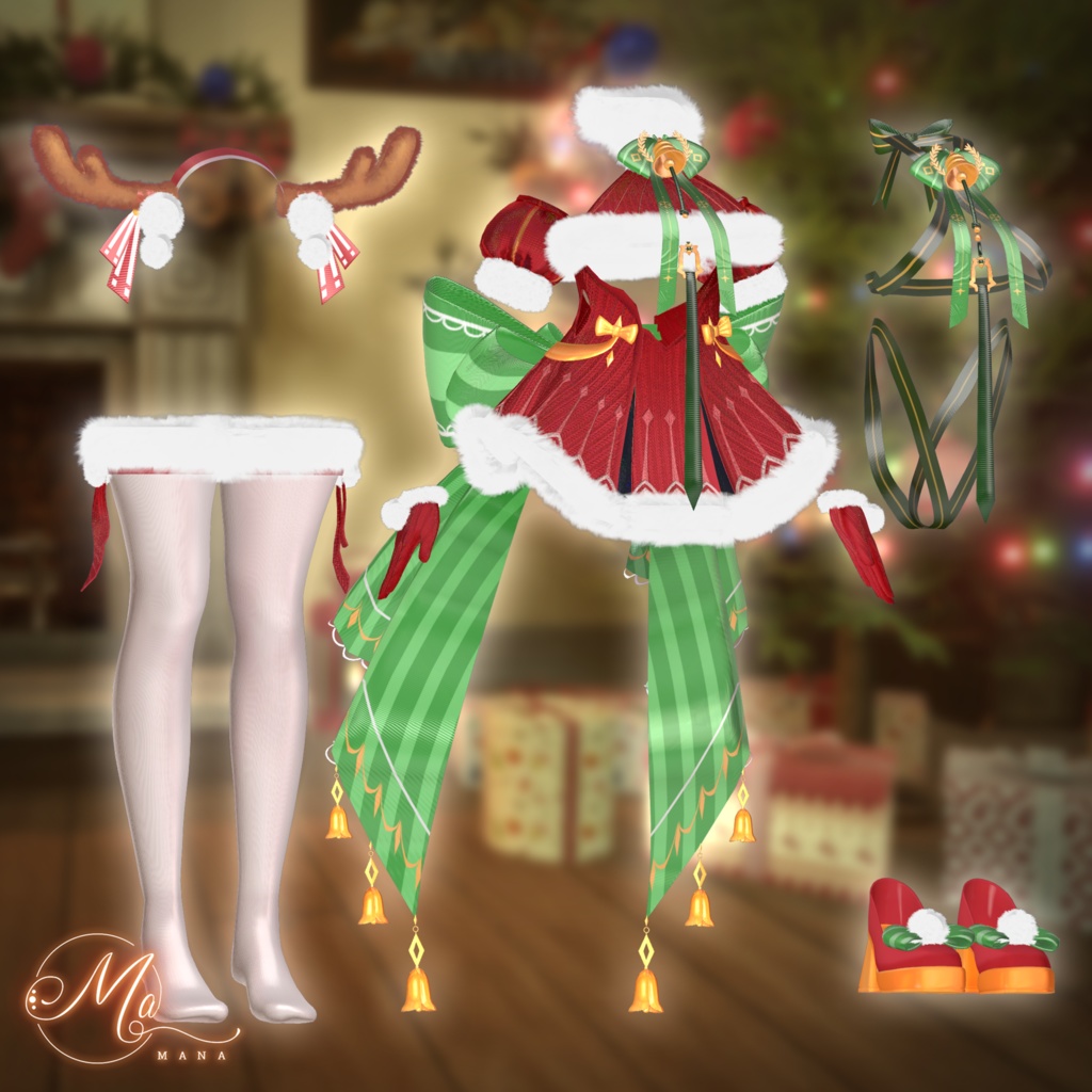 「クリスマス限定!10Avata対応【翠鹿绮裳】