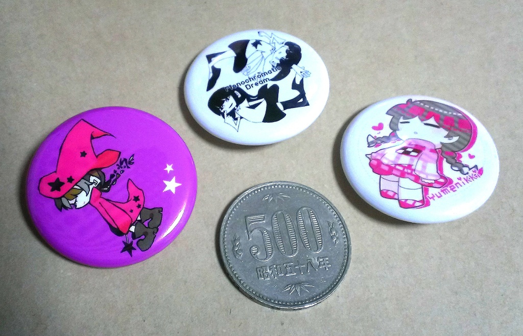 ゆめにっき缶バッジ