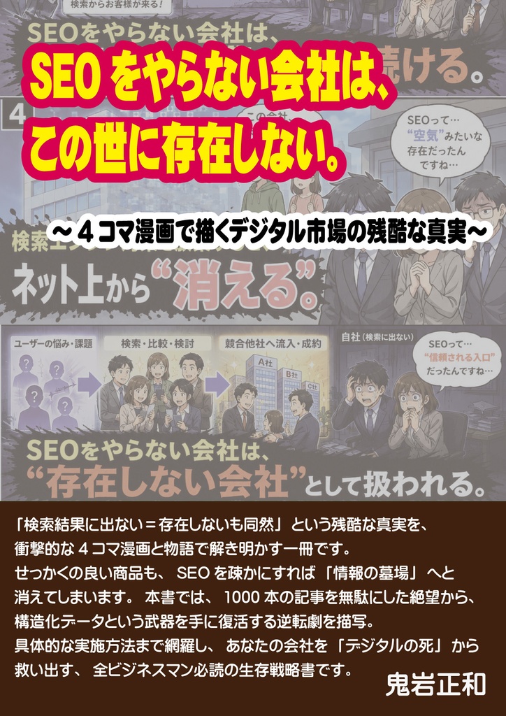 SEOをやらない会社は、この世に存在しない。～4コマ漫画で描くデジタル市場の残酷な真実～