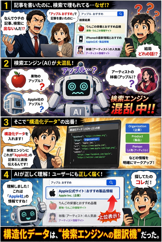 SEOをやらない会社は、この世に存在しない。~4コマ漫画で描くデジタル市場の残酷な真実~