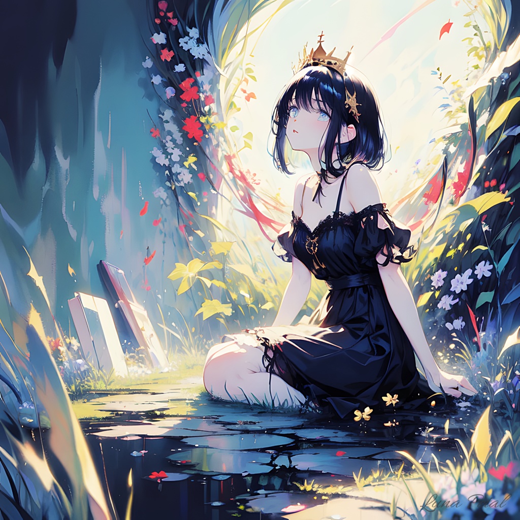 月屑の庭 No.11「静寂の水鏡」