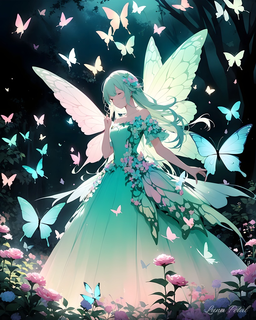 月屑の庭 No.19「舞い満ちる光の庭」