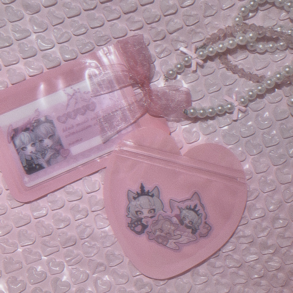 ⋆. 𐙚 ˚ ヘレネブ ステッカー&カードセット