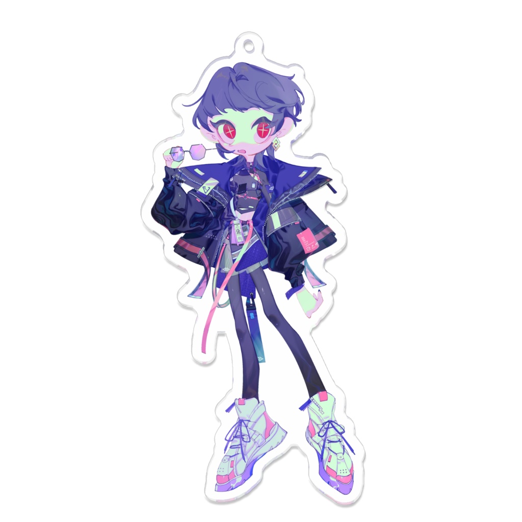 犀羅SDイラストアクリルキーホルダー / Saira acrylic keychain