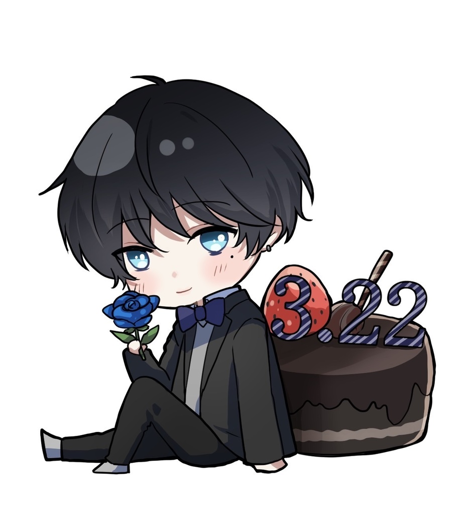 生誕アクキーB (ケーキ)