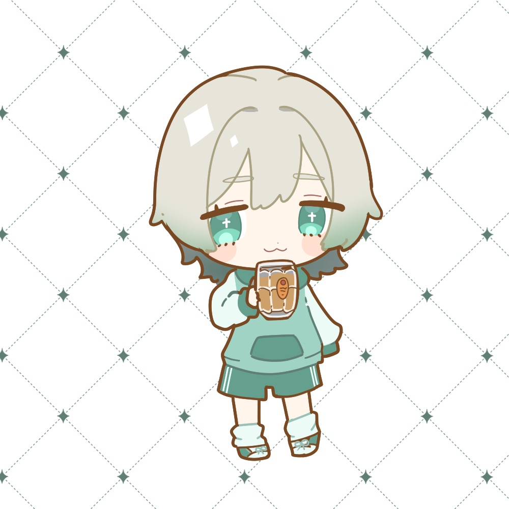 こよの👊缶バッジ(ミニキャラVer.)