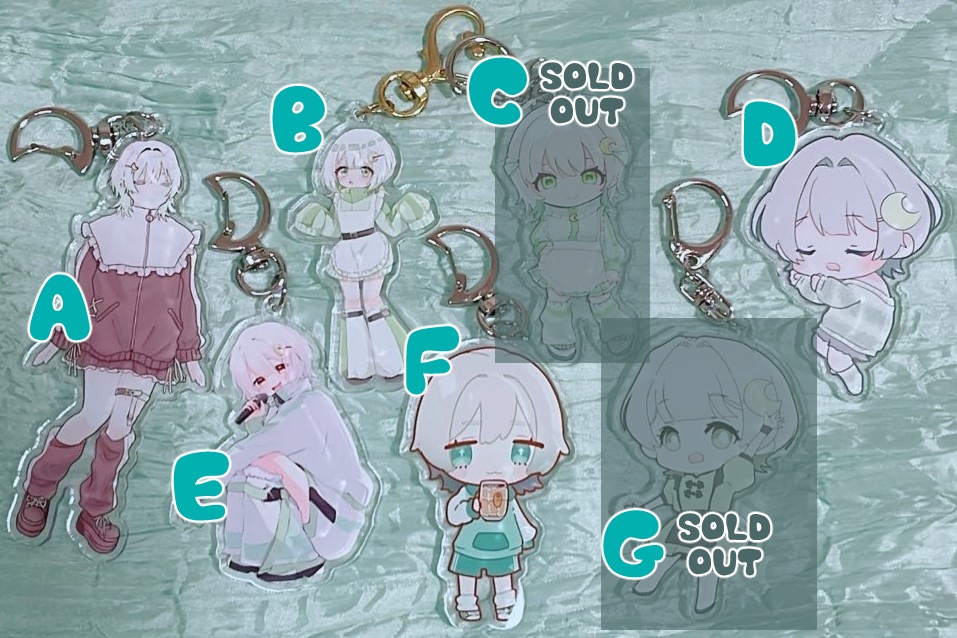 アクリルキーホルダー(全5種)