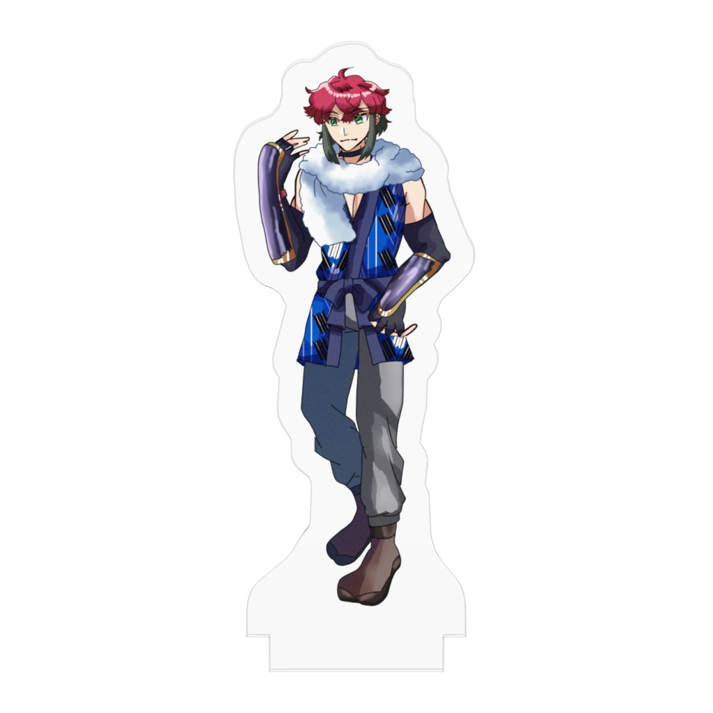 龍虎伊久磨(忍者姿)のアクリルフィギュア