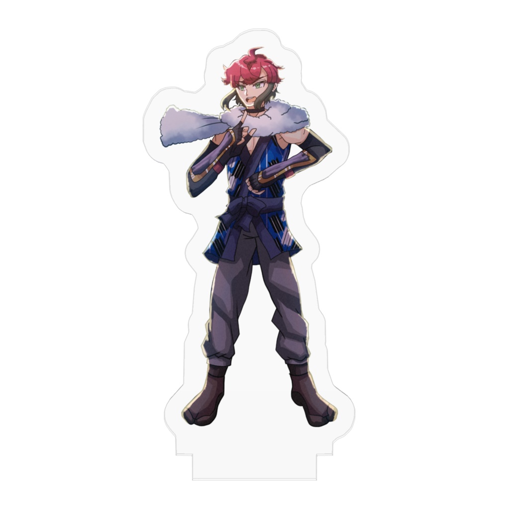 龍虎伊久磨(タイトル絵)のアクリルフィギュア