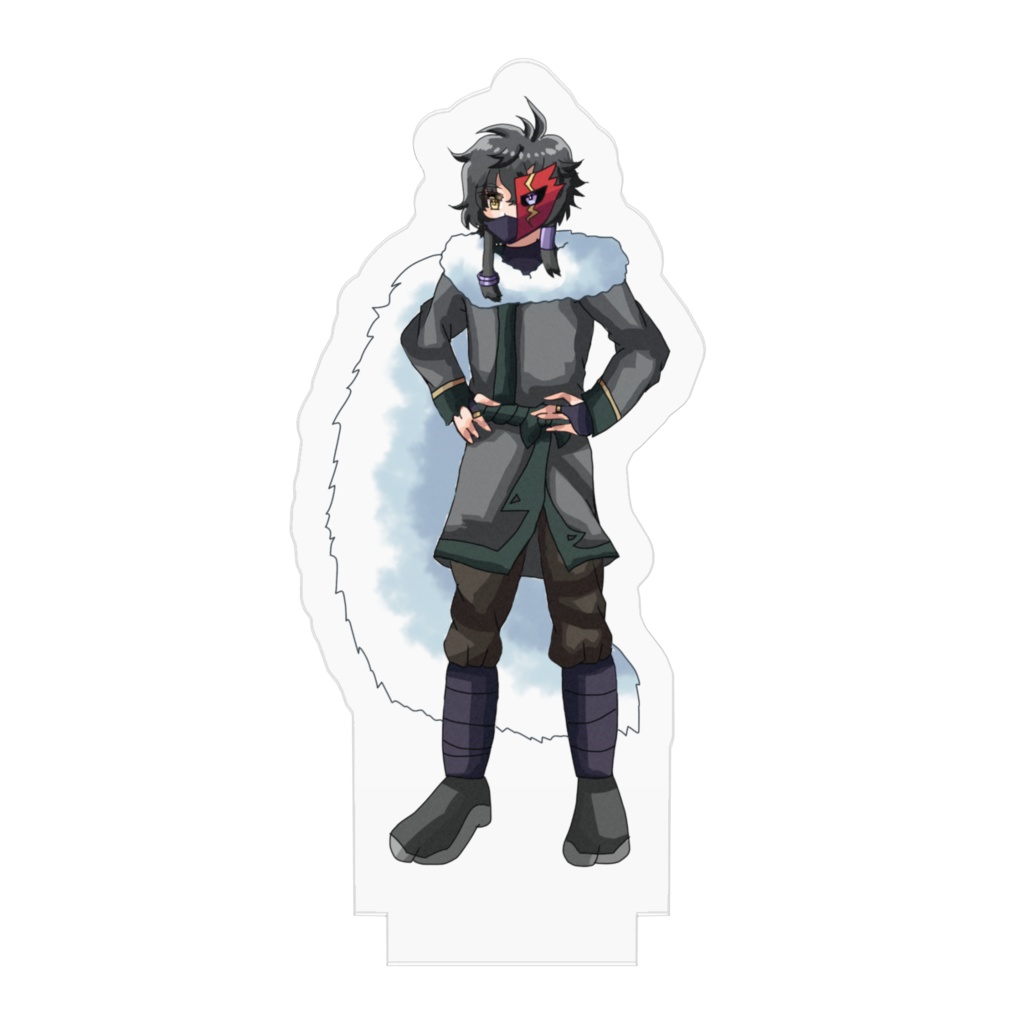 楓真(黒)のアクリルフィギュア