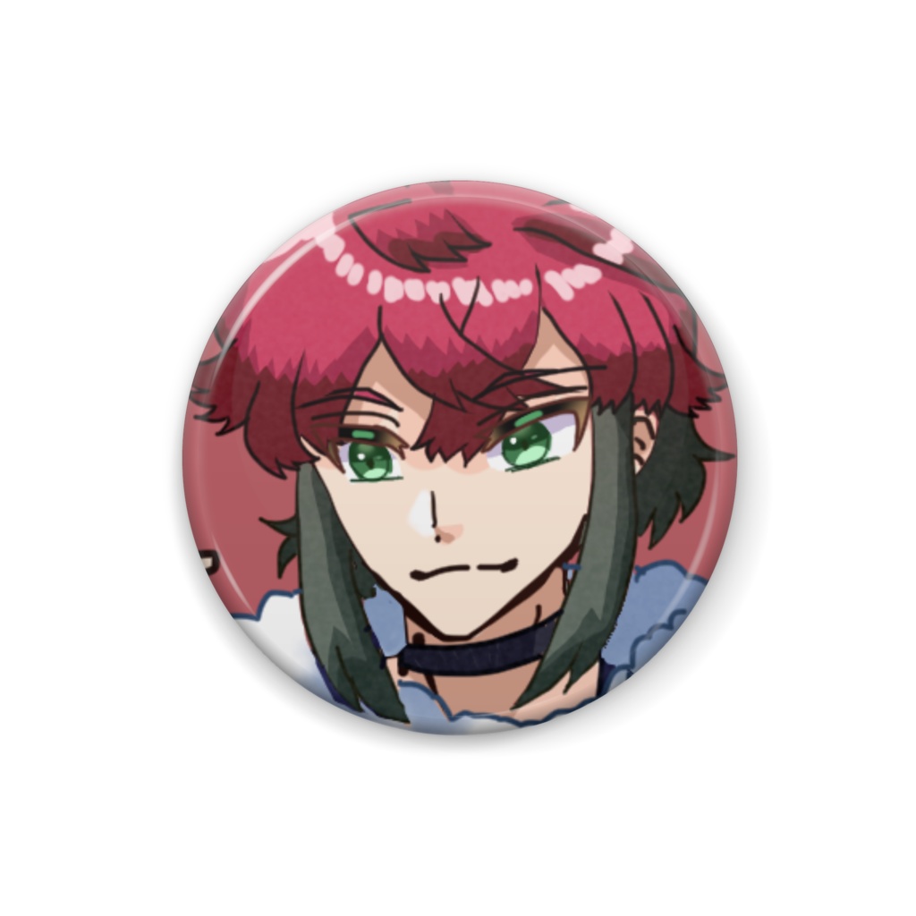 龍虎伊久磨の缶バッジ