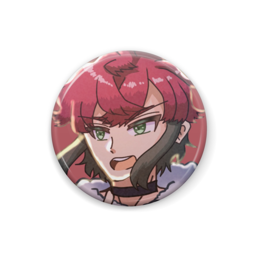 龍虎伊久磨の缶バッジ