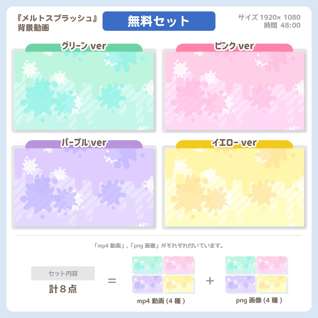 メルトスプラッシュ【背景動画】