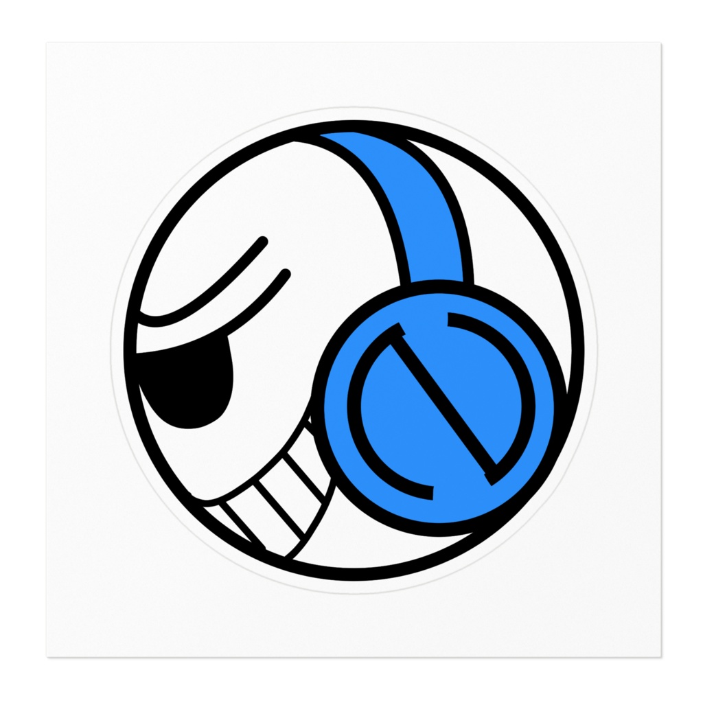 ナイアルロゴ風ステッカー