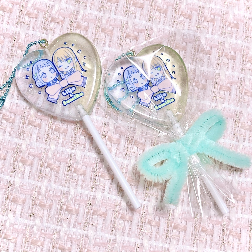 リーリヤ&清夏ペロキャンキーホルダー