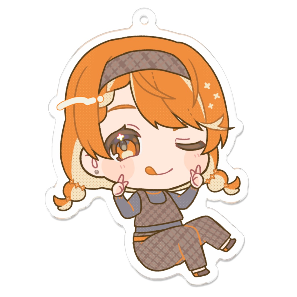 POP GIRL~ORANGE~アクリルキーホルダー