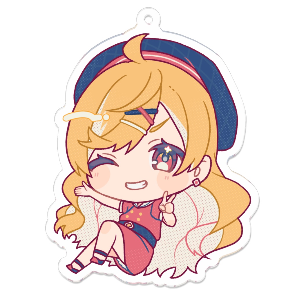 POP GIRL~RED~アクリルキーホルダー