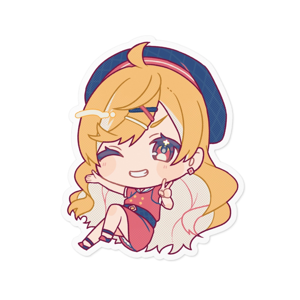POPGIRL~RED~ステッカー
