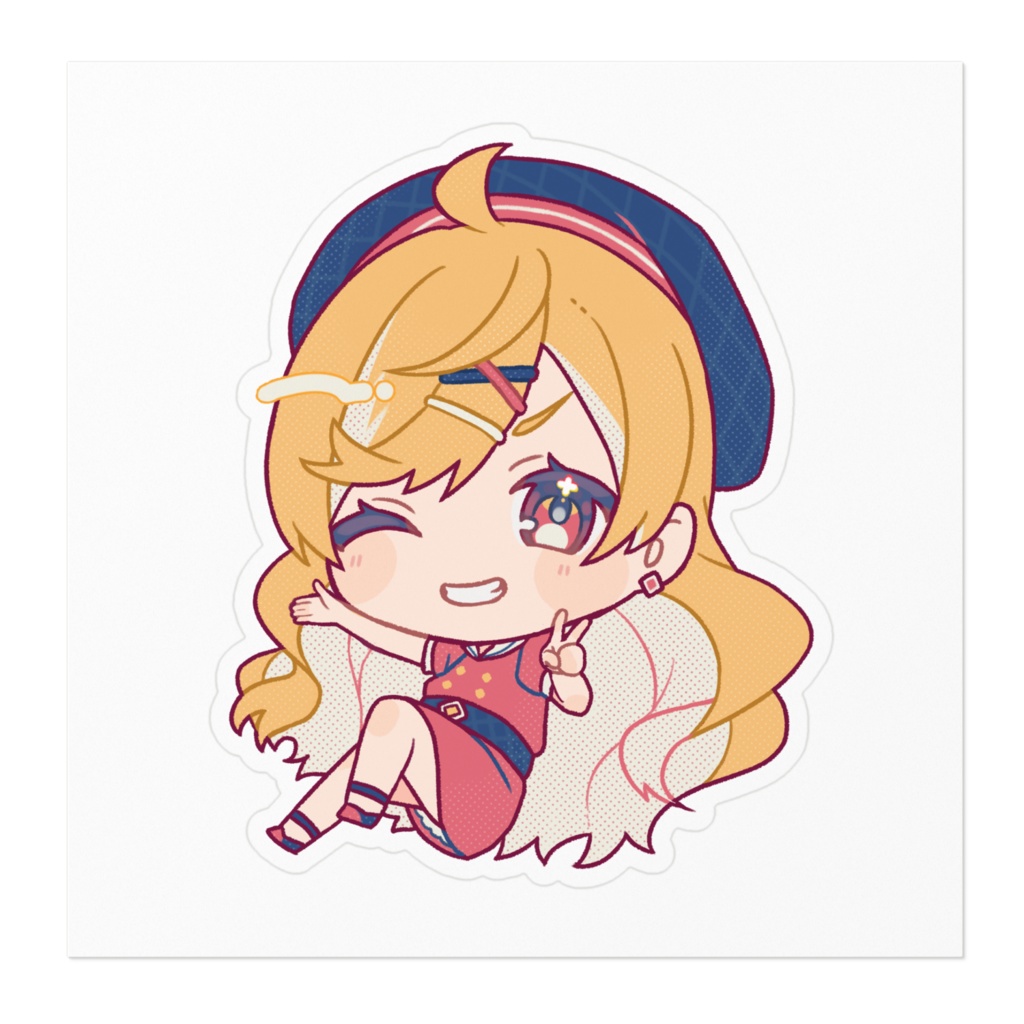 POPGIRL~RED~ステッカー