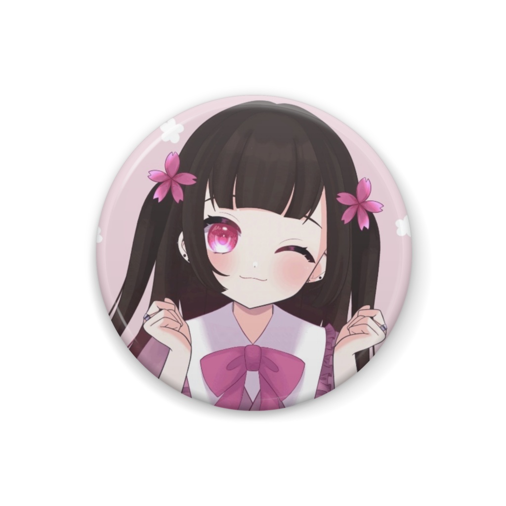 さくちゃんの缶バッジ
