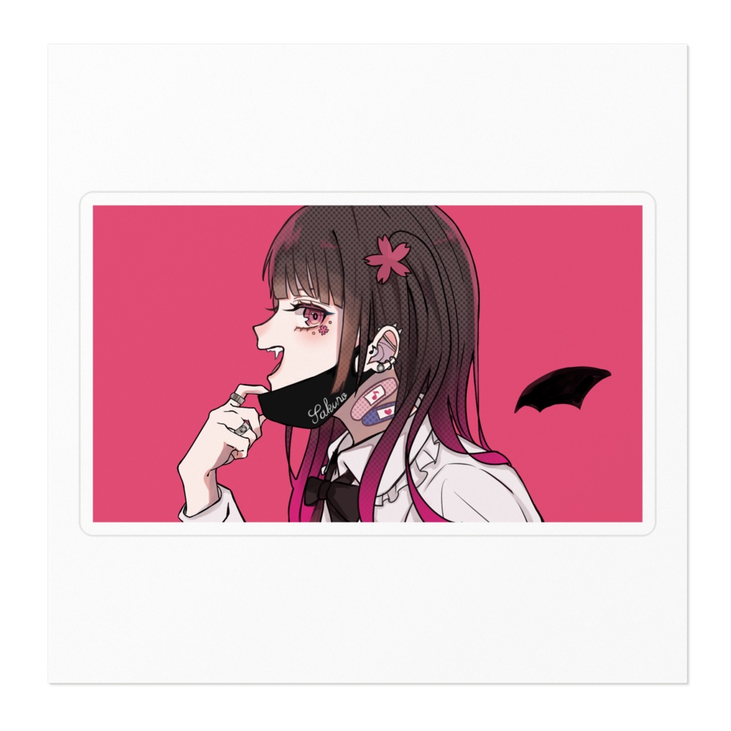 さくちゃんのサムネイルステッカー