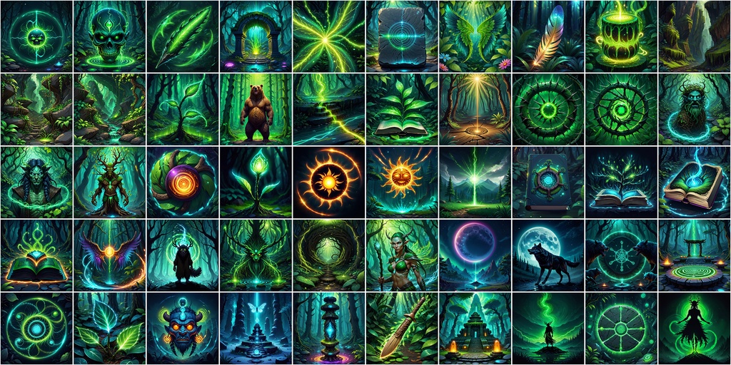 RPGアイコン素材セット(魔法・スキル2)