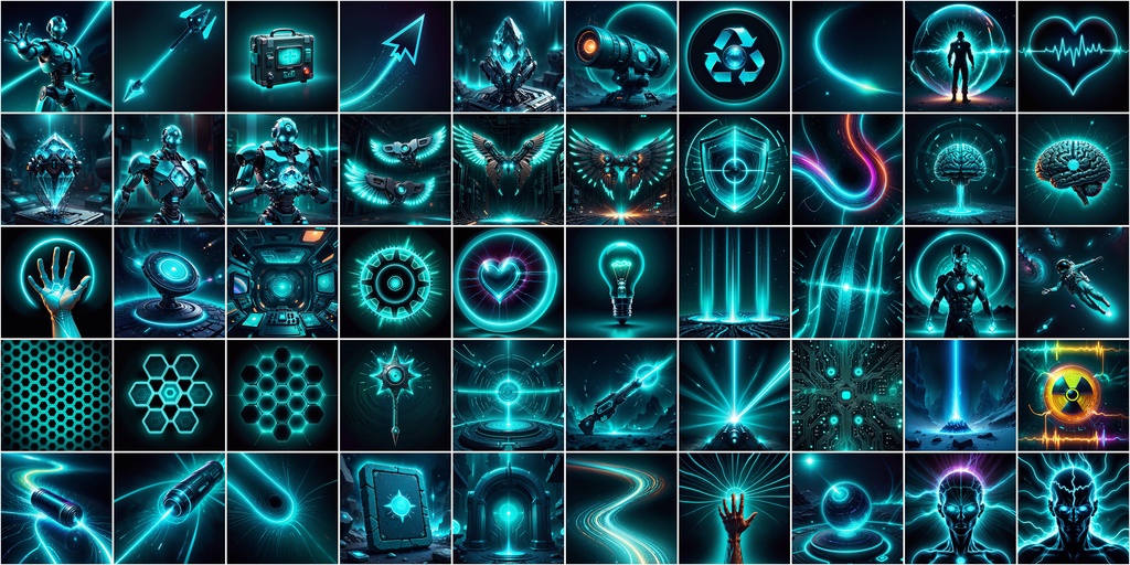 RPGアイコン素材セット(魔法・スキル2)