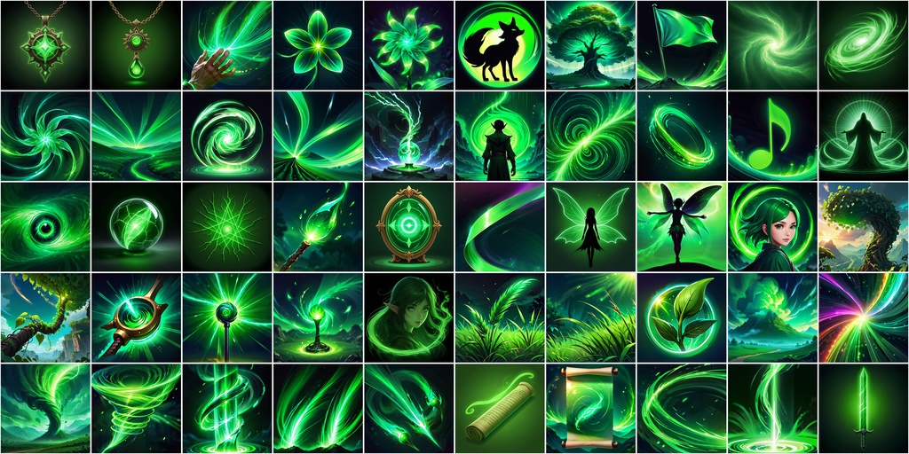 RPGアイコン素材セット(魔法・スキル2)