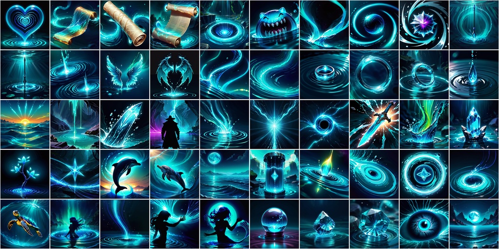 RPGアイコン素材セット(魔法・スキル2)