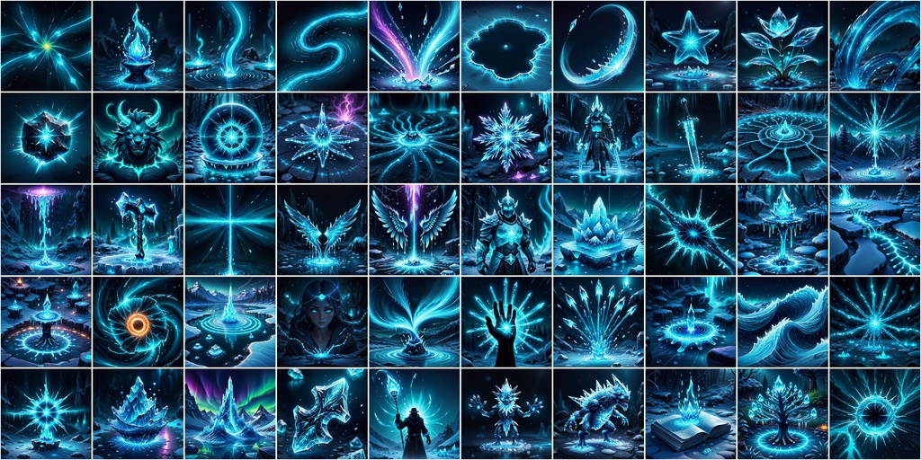 RPGアイコン素材セット(魔法・スキル2)