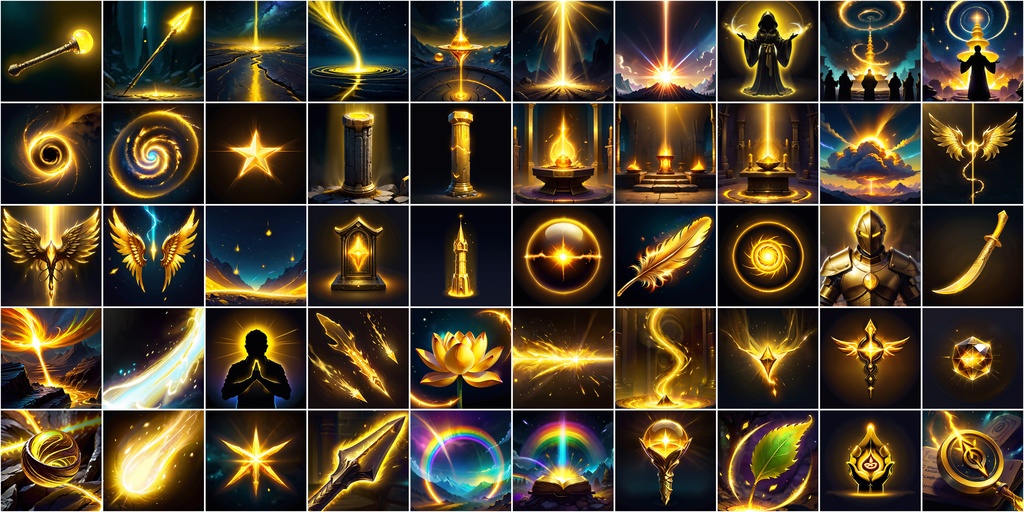 RPGアイコン素材セット(魔法・スキル2)