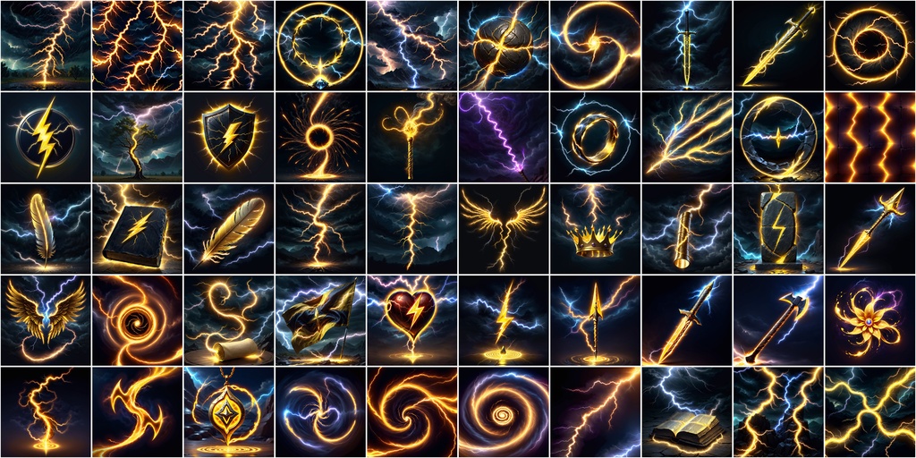 写実RPGアイコン素材セット(魔法・スキル1)